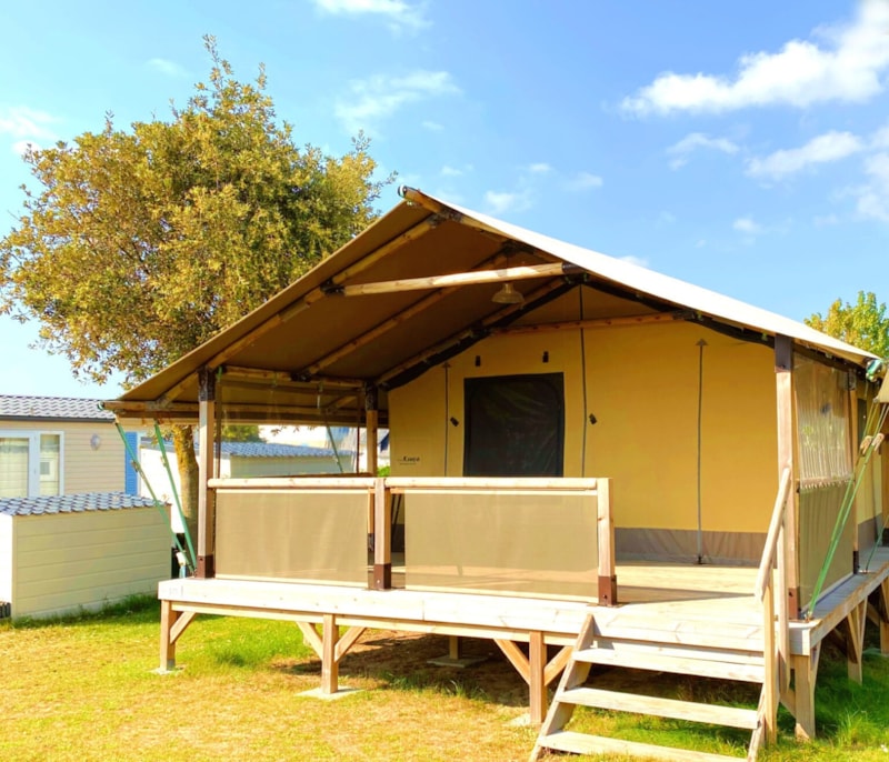 ZeltLodge Kenya Vintage - 34.5 m² - 2 Schlafzimmer