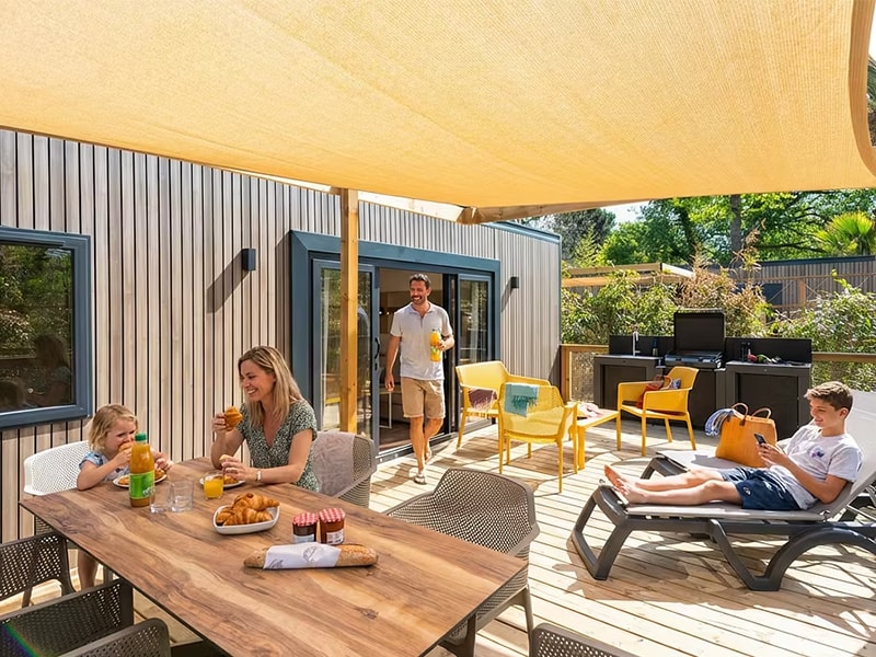 Lodge 3 Prestige 1 Badezimmer (3 Schlafzimmer 37 m²) Terrasse, Klimaanlage, TV