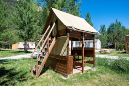 Accommodation - Tent Bivouac Standard 10 M² - Without Toilet Blocks - Flower Camping le Montana