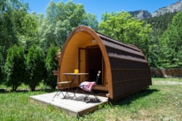 Accommodation - Pod 6M² - Without Toilet Block For 2 - Flower Camping le Montana