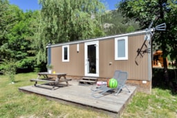 Accommodation - Bungalow Montana Comfort 28M² - 2 Bedrooms + Tv - Flower Camping le Montana