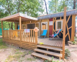 Location - Mobil Home Ciela Privilège 2 Chambres - 2 Salles De Bain - Camping Au Lac de Biscarrosse