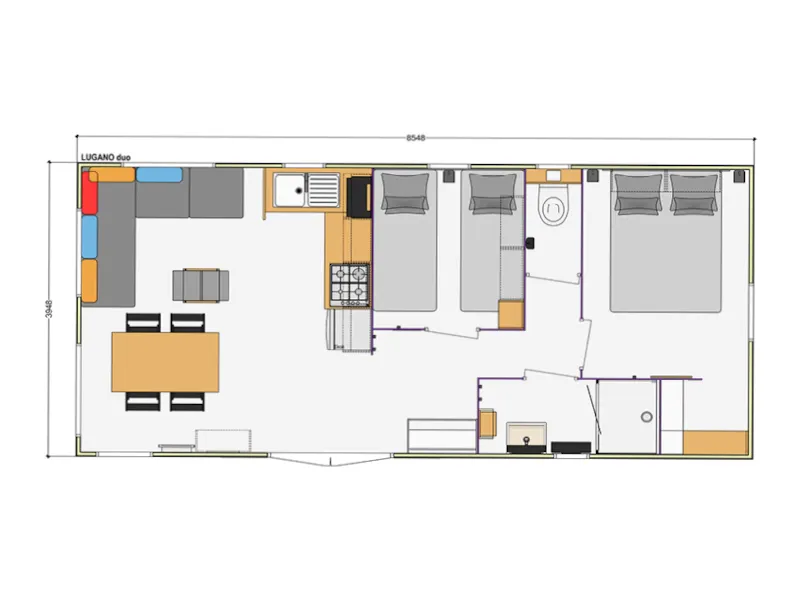 Mobil-Home Prestige " Les Alpilles " (4 Adultes Maxi+2 Enfants -18Ans)