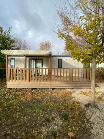 Mietunterkunft - Mobilheim Prestige " Les Alpilles " - Camping L'Arlésienne