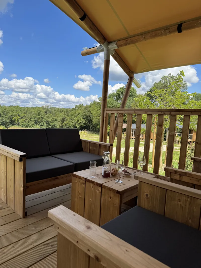 Tente Safari Lodge (38 M² - 3 Ch.)