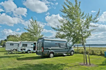 Pitch With A View For Camper With Grass