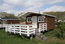 Accommodation - Cosy Cabin With A Sleeping Couch - Horsens City camping ApS