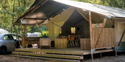 35 m² Safari Glamping Tents with 2 Bedrooms and Bathroom
