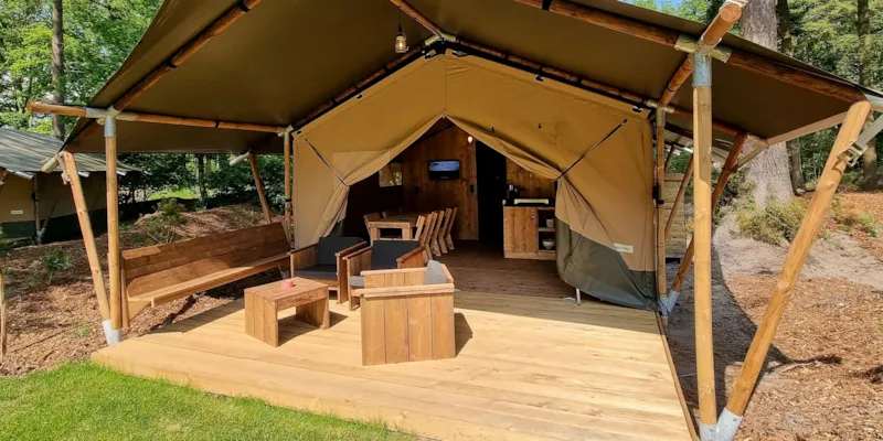 35 M² Safari Glamping Tents With 2 Bedrooms And Bathroom
