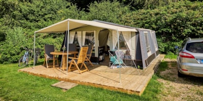Glamping experience of 30m² for the whole family - comfort and coziness in scenic surroundings