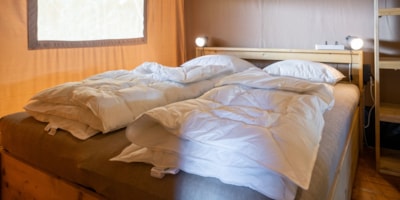35 m² Safari Glamping Tents with 2 Bedrooms and Bathroom