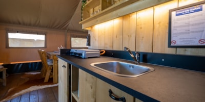 35 m² Safari Glamping Tents with 2 Bedrooms and Bathroom