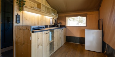 35 m² Safari Glamping Tents with 2 Bedrooms and Bathroom
