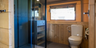 35 m² Safari Glamping Tents with 2 Bedrooms and Bathroom