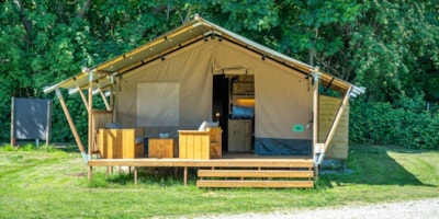 35 m² Safari Glamping Tents with 2 Bedrooms and Bathroom