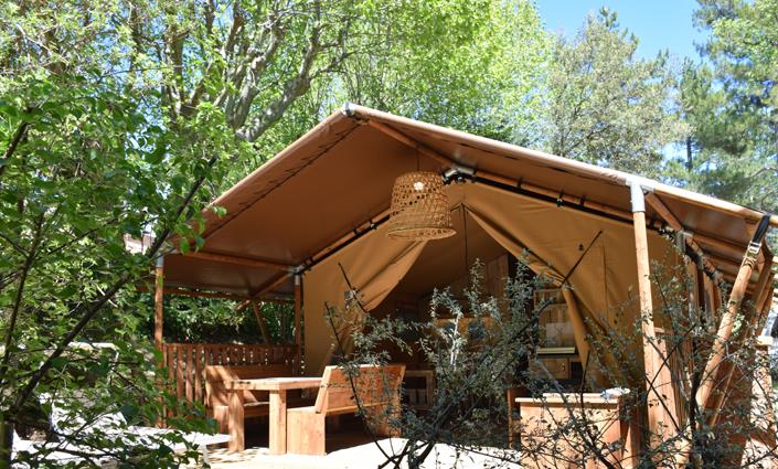 Accommodation - Safari Tent - Domaine de Bélézy