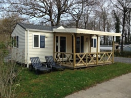 Huuraccommodatie(s) - Stacaravan Confort 32M² 2 Slaapkamers + Overdekt Terras + Tv - Flower Camping de la Corniche