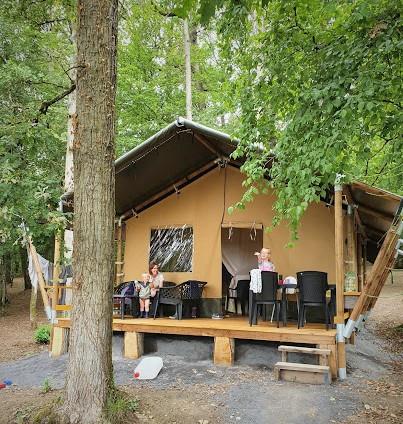 Location - Tente Safari Forêt 313 (Sans Sanitaires Privés) - Camping Le Roptai