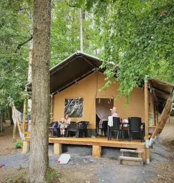 Mietunterkunft - Safarizelt Wald 310 (Ohne Sanitäranlagen) - Camping Le Roptai