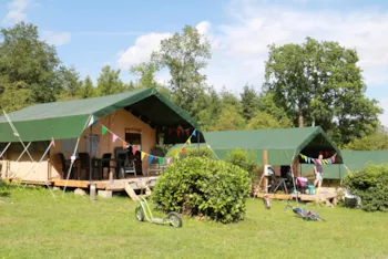 Mietunterkunft - Safarizelt Wiese 231 (Ohne Sanitäranlagen) - Camping Le Roptai