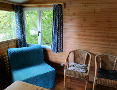 Log cabins 55 - with shower/toilet (1 bedroom) — 3