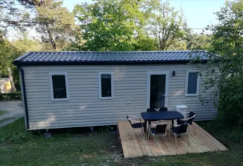 Mietunterkunft - Mobilheim 50 - Mit Dusche/Toilette (3 Schlafzimmer) - Camping Le Roptai