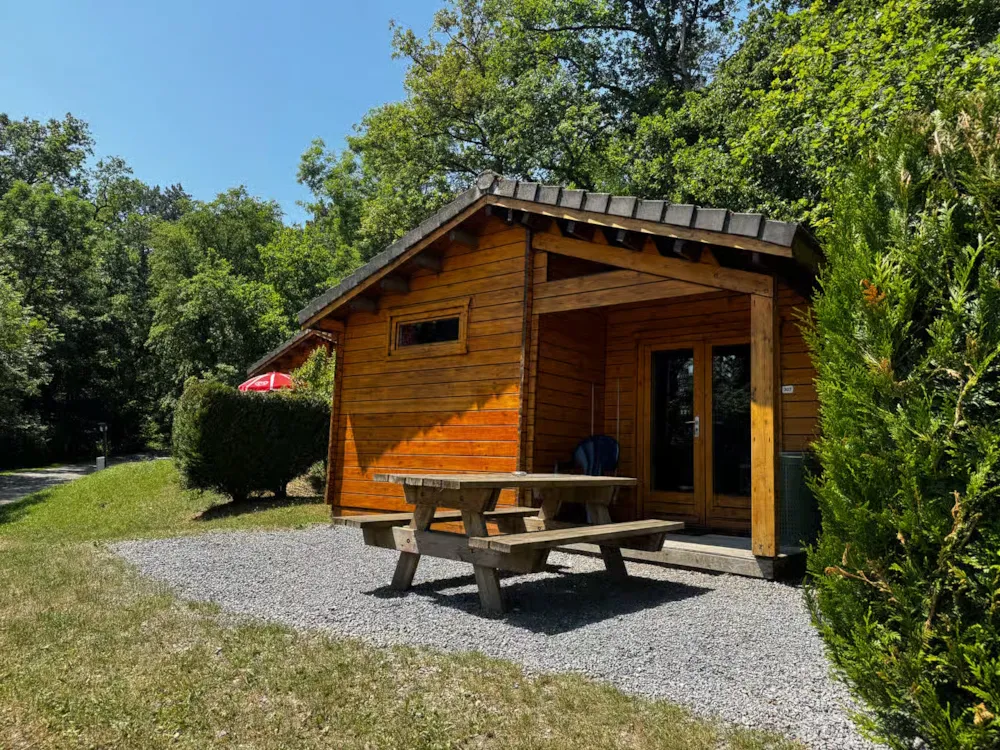 Norwegische Blockhütte