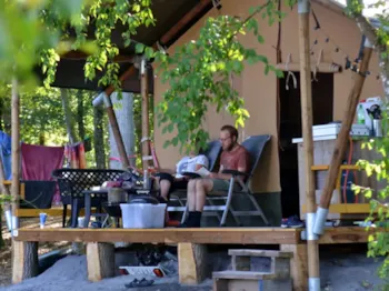 Location - Tente Safari Forêt - Camping Papillon Rochefort