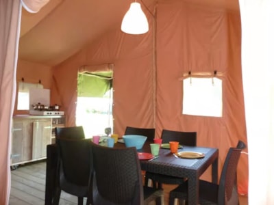 Safari Tent on the Field