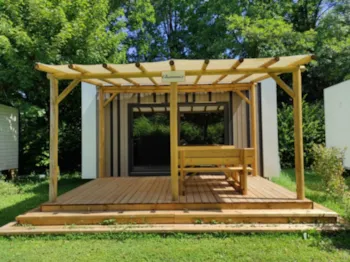 Huuraccommodatie(s) - Stacaravan Hotelier - 20M² - 1 Slaapkamer - Family's Camping Le Savoy