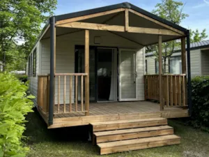 Locatif - Mobile-home CONFORT - 23m² - 2 bedrooms - Family's Camping Le Savoy