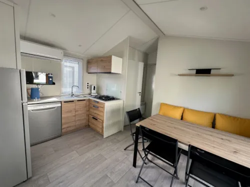 Mietunterkunft - Mobilheim Confort - 27M² - 3 Schlafzimmer - image n°3 - Family's Camping Le Savoy