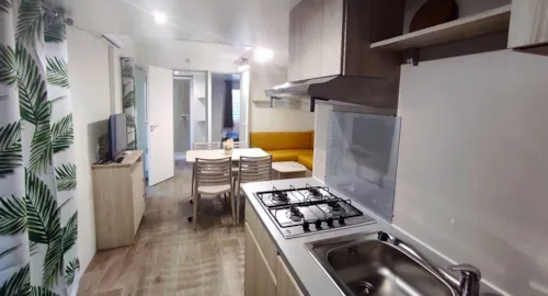 Location - Mobilhome Confort - 30M² - 2 Chambres (4 Adultes + 2 Enfants) (Dim/Dim) - image n°3 - Family's Camping Le Savoy