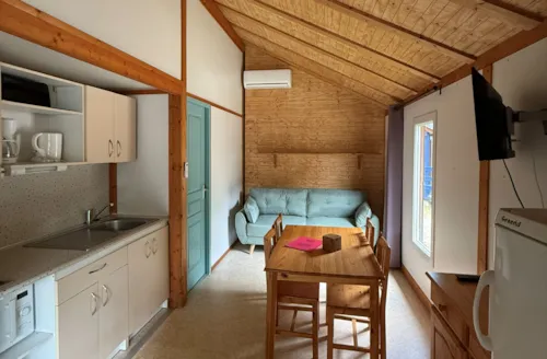 Mietunterkunft - Chalet Eco - 34M² - 2 Schlafzimmer - image n°2 - Family's Camping Le Savoy