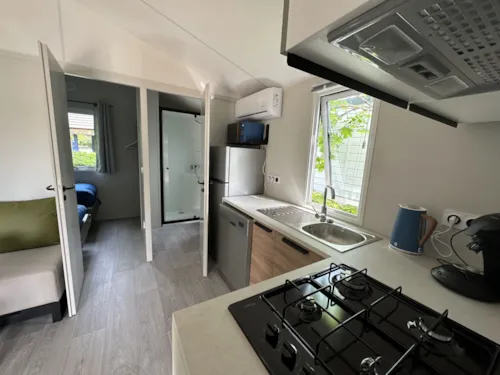 Mietunterkunft - Mobilheim Confort - 23M² - 2 Schlafzimmer - image n°7 - Family's Camping Le Savoy
