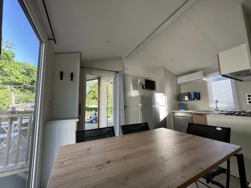 Mietunterkunft - Mobilheim Confort - 27M² - 3 Schlafzimmer - image n°8 - Family's Camping Le Savoy
