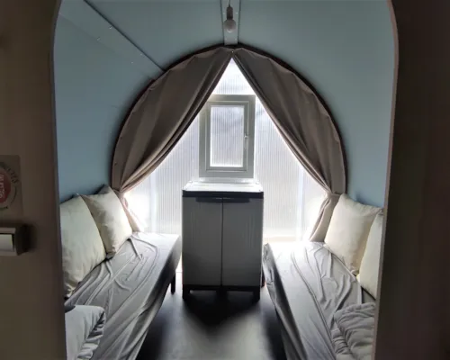 Mietunterkunft - Coco Sweet - 19M² - (Ohne Toilettenblock) - image n°5 - Family's Camping Le Savoy