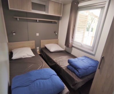 Mobile-home CONFORT - 30m² - 3 bedrooms (6 adults + 2 children)