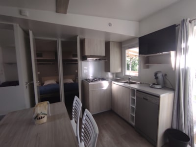 Mobile-home CONFORT - 30m² - 3 bedrooms (6 adults + 2 children)
