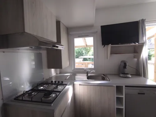 Accommodation - Mobile-Home Confort - 30M² - 3 Bedrooms (6 Adults + 2 Children) - image n°7 - Family's Camping Le Savoy
