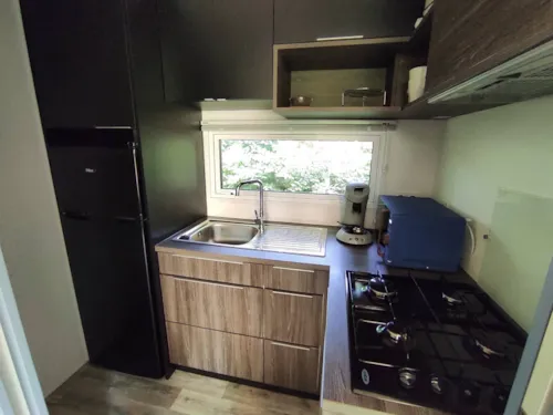 Accommodation - Mobile-Home Hotelier - 20M² - 1 Bedroom - image n°5 - Family's Camping Le Savoy