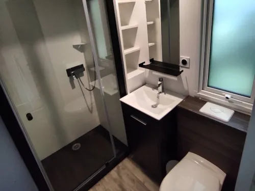 Accommodation - Mobile-Home Hotelier - 20M² - 1 Bedroom - image n°6 - Family's Camping Le Savoy