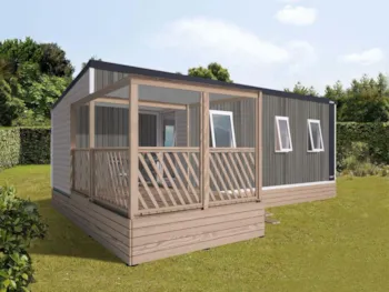 Mietunterkunft - Cottage Komfort Loggia  - 3 Schlafzimmer + Terrasse - Camping Marvilla Parks - Sol a Gogo