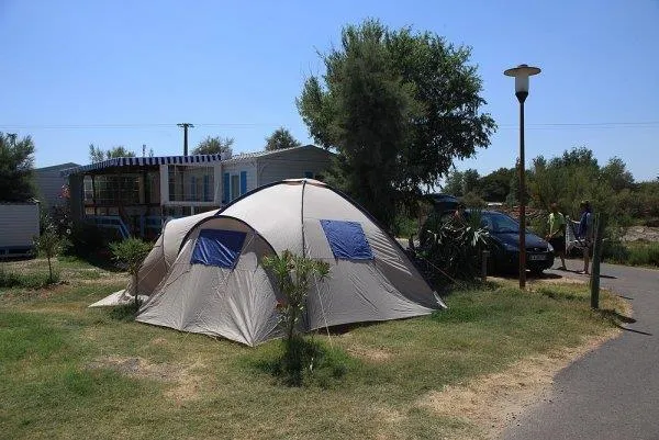 Emplacement Tente Ou Caravane + 1 Véhicule + Électricité + Eau