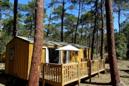 Huuraccommodatie(s) - Premium Cottage 33,80M² - Wellness Sport Camping Carcans