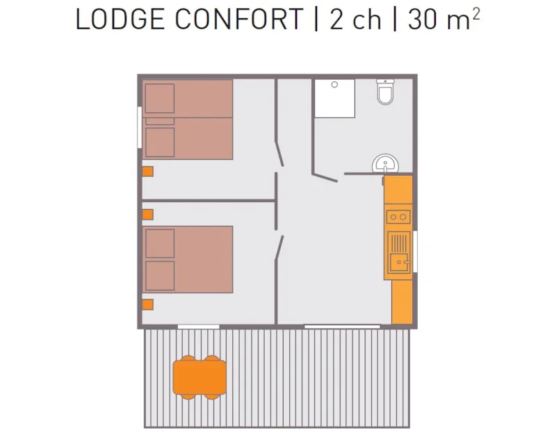 Lodge Confort 30M²