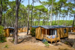 Huuraccommodatie(s) - Cottage Premuim  3 Chambres 28M2 - Wellness Sport Camping Carcans