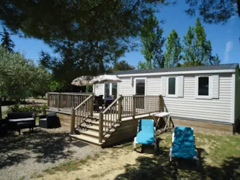Mietunterkunft - Mobilheim Cordelia 34M² (Reinigungspauschale Von 60€ Inbegriffen, Wird Bei Abreise Zurückerstattet - Camping Domaine Le Vernis