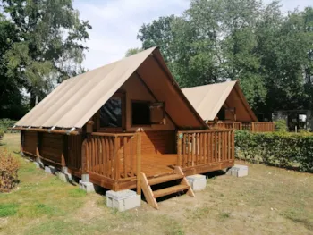 Mietunterkunft - 2 Schlafzimmer Family Lodge Zelt. Bettwäsche Ist Obligatorisch, Wenn Sie Möchten, Dass Wir Sie Miete - Camping du Lac