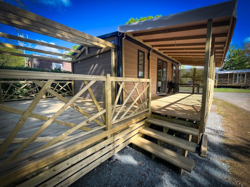 Mobil home Premium 2 ch. Le linge de lit est obligatoire si vous souhaitez nous le louons.